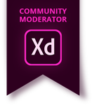 I am an Adobe XD Community Moderator for the daily creative challenges